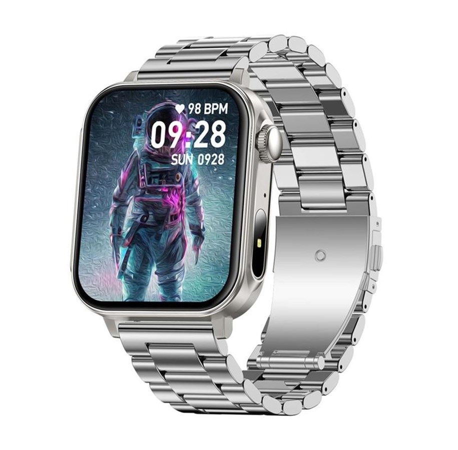 Colmi P80 smartwatch (stål och silver), bild 4