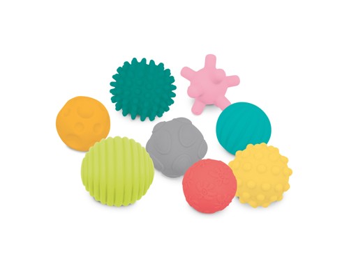 Ludi – Sensory Balls - 8 pcs. (LU30055), bild 3