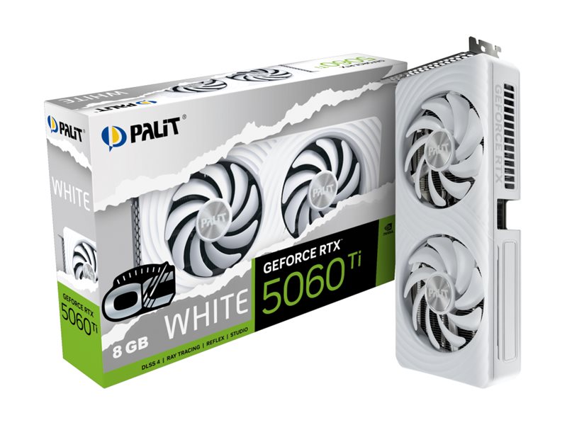 Palit GeForce RTX 5060 Ti 8GB White OC