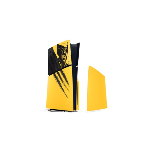 Höljen för PS5 Slim-konsol - Marvel's Wolverine Battle Yellow Limited Edition