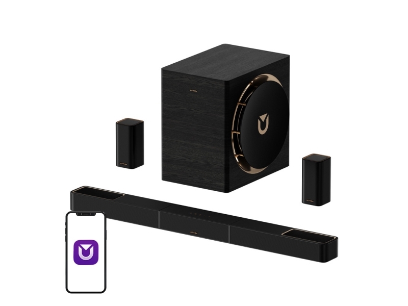 Ultimea Skywave X70 soundbar 7.1.4 Dolby Atmos, trådlös subwoofer