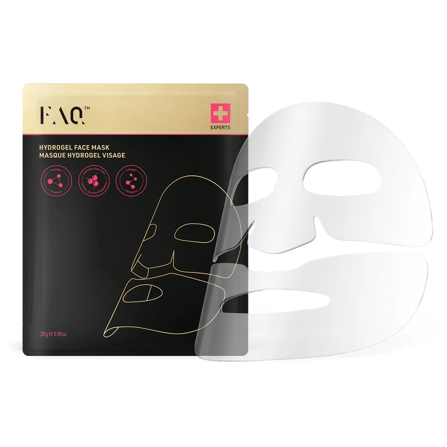 FAQ Swiss FAQ™ Glass Skin Collagen Face Mask 5 pcs, bild 2