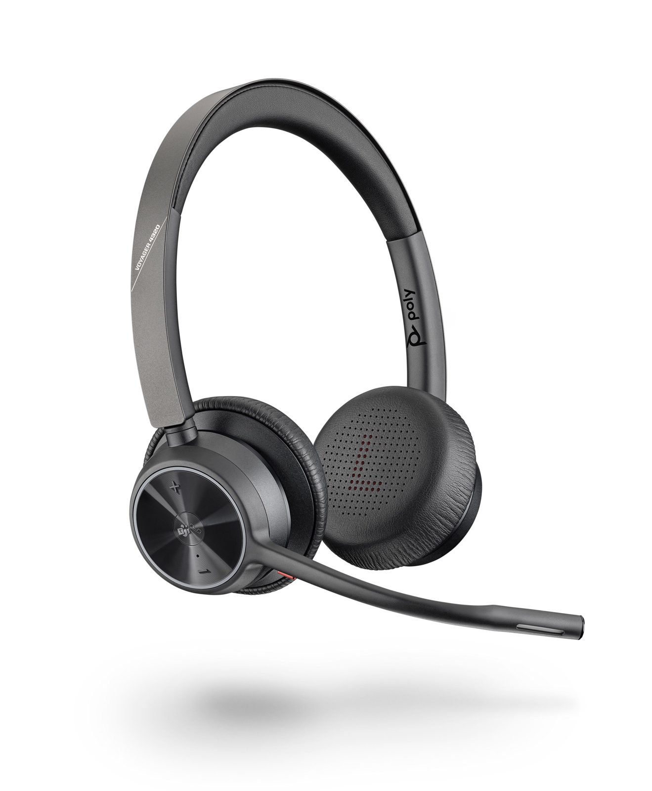 HP Poly Voyager 4320 UC headset med BT700 och stativ, bild 2