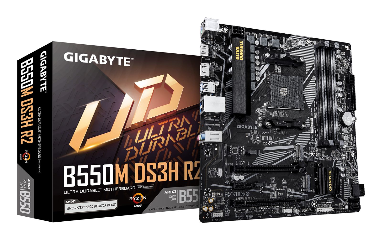 Gigabyte B550M DS3H R.2, bild 3
