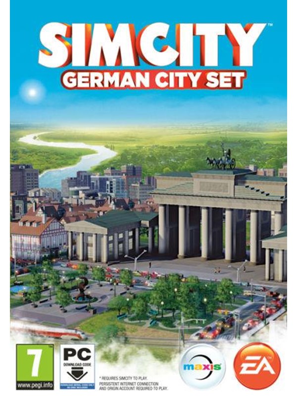 SimCity: German City Set (Code in a Box) - Windows - Strategi