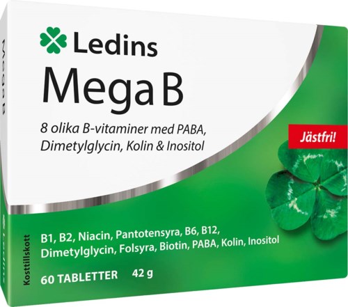Ledins Mega B 60 tabletter, bild 2