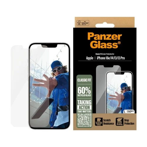 PanzerGlass iPhone 16e / 14 / 13 / 13 Pro Skärmskydd, bild 2