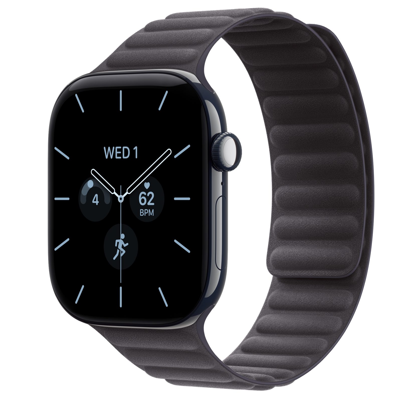 Apple Watch Series 12 (GPS + Cellular) • Keramikboett nattblå, 46 mm • Magnetlänk midnatt