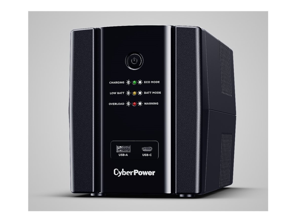 CyberPower UT Series UT1500EG - UPS - AC 230 V - 900 watt - 1500 VA - 1-fas - Ethernet 10/100/1000, USB - utgångskontakter: 4 - svart