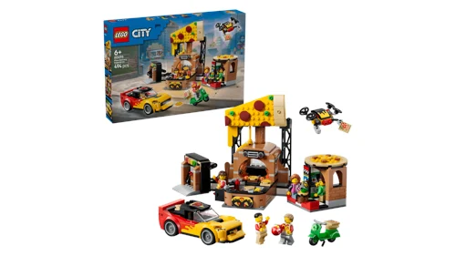 LEGO City Pizzahemkörning med fordon 60496, bild 3