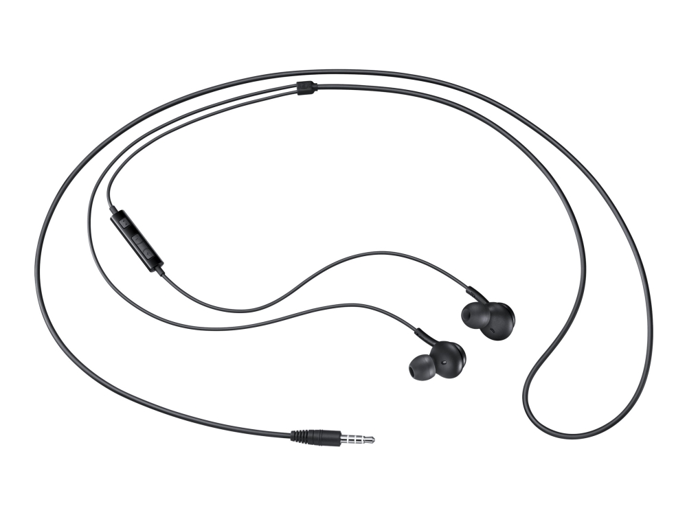 Samsung Hörlurar med mikrofon, inuti örat, kabelansluten, 3,5 mm kontakt, svart