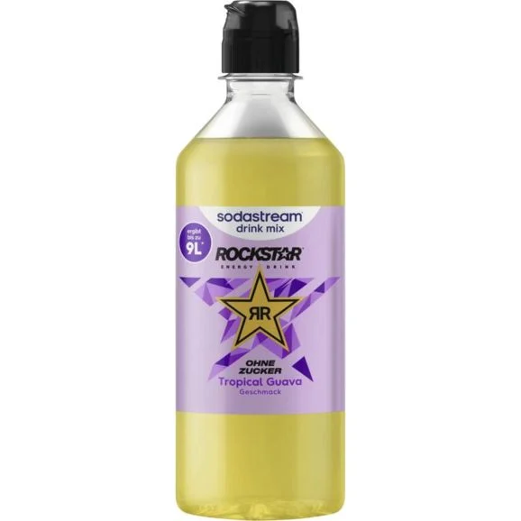 SodaStream Rockstar Tropical Guava Zero Sugar smaksirap, 440 ml