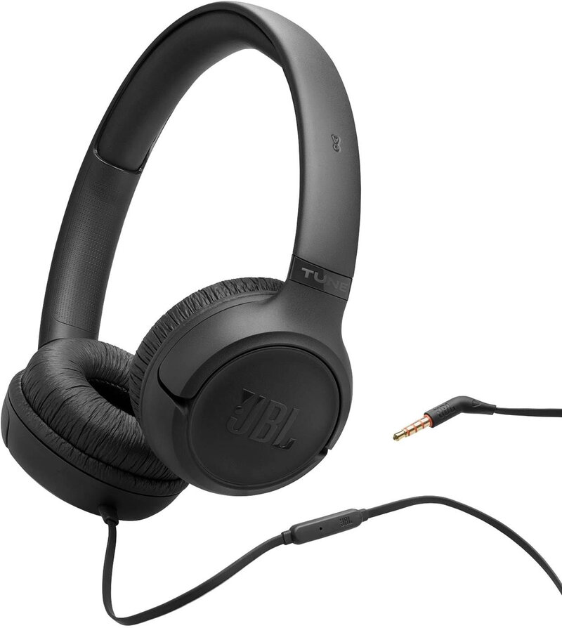 JBL Tune 530 hörlurar med kabel, svart, bild 4