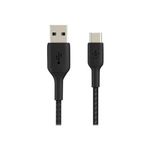 Belkin USB-A to USB-C Braided Cable 1m Black