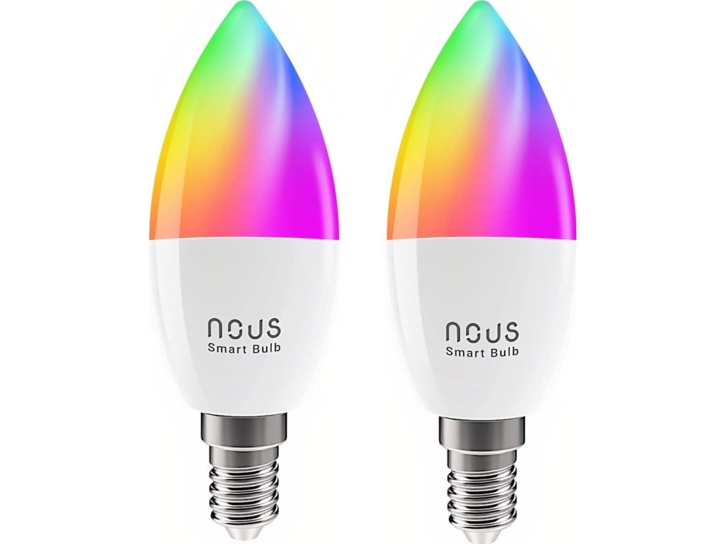 „Nous E14 P4 RGBW"-ljus (2-pack)