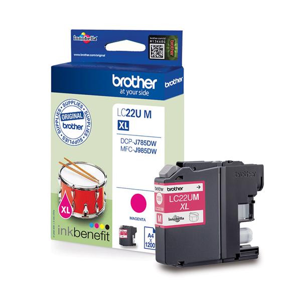 Brother LC-22UM bläckpatroner Original Hög (Xl) Avkastning, magenta, bild 5