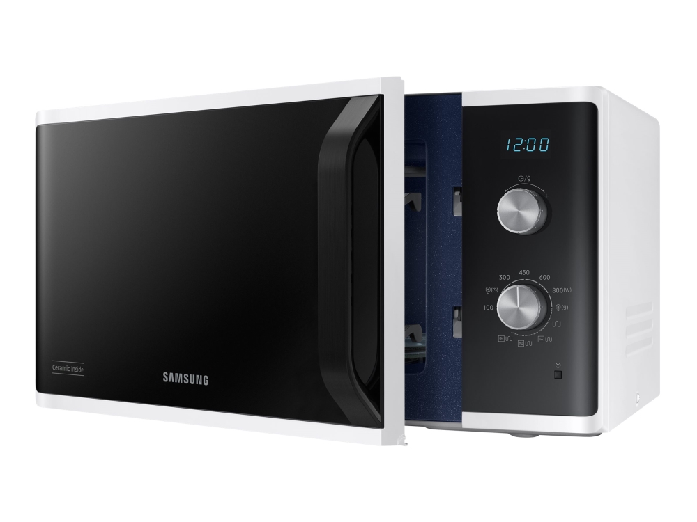 Samsung MG23K3614AW - Mikrovågsugn med grill - 23 liter - 800 W - vit