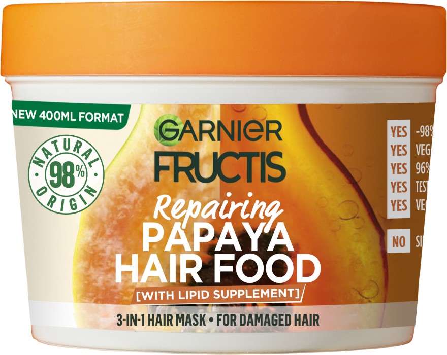 Garnier Hair Food Papaya Mask 400 ml