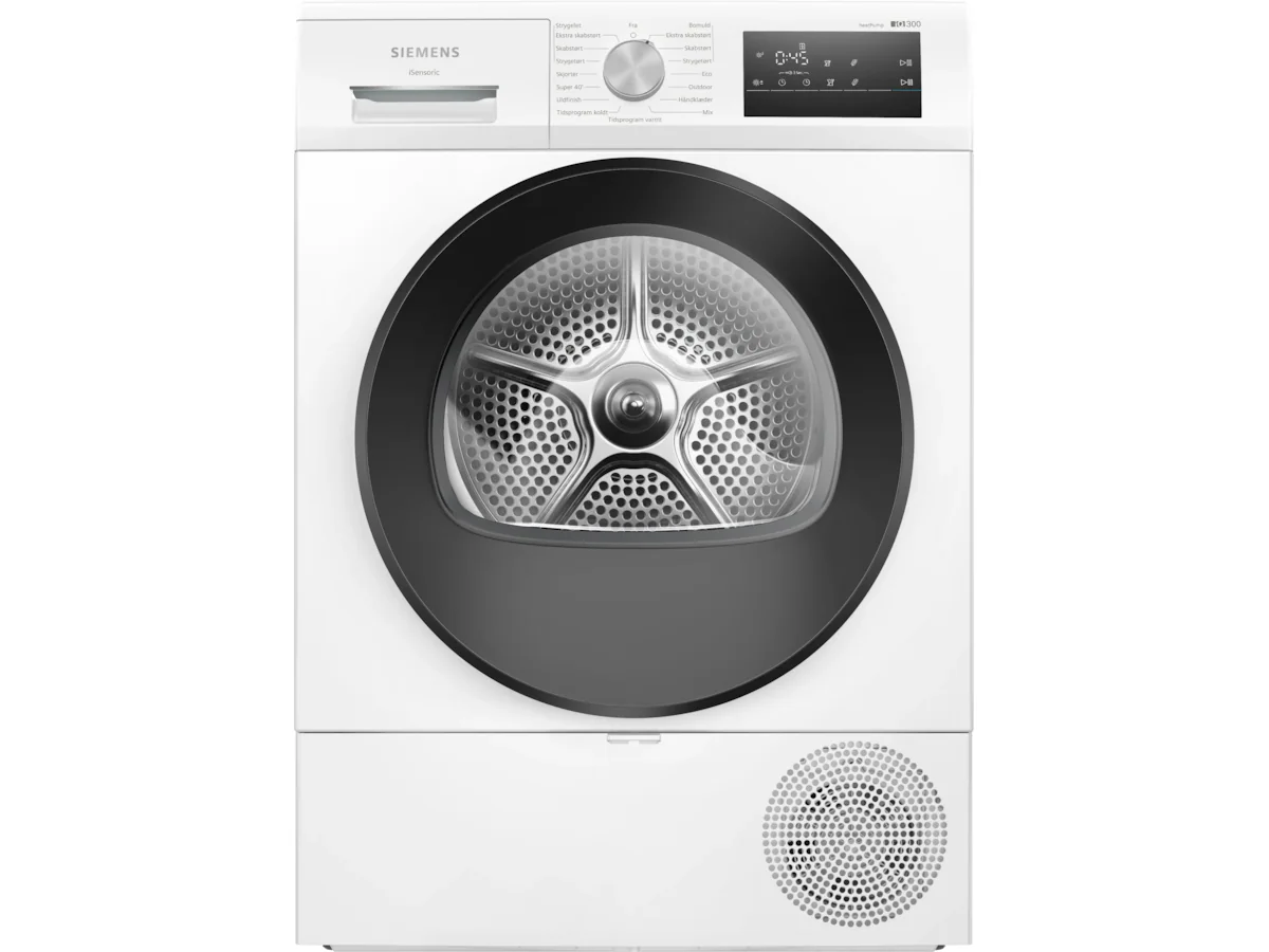 Siemens WT45HV0EDN, iQ300 Torktumlare (vit)