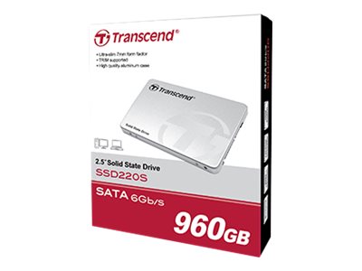 Transcend SSD220S - halvledarenhet - 240 GB - SATA