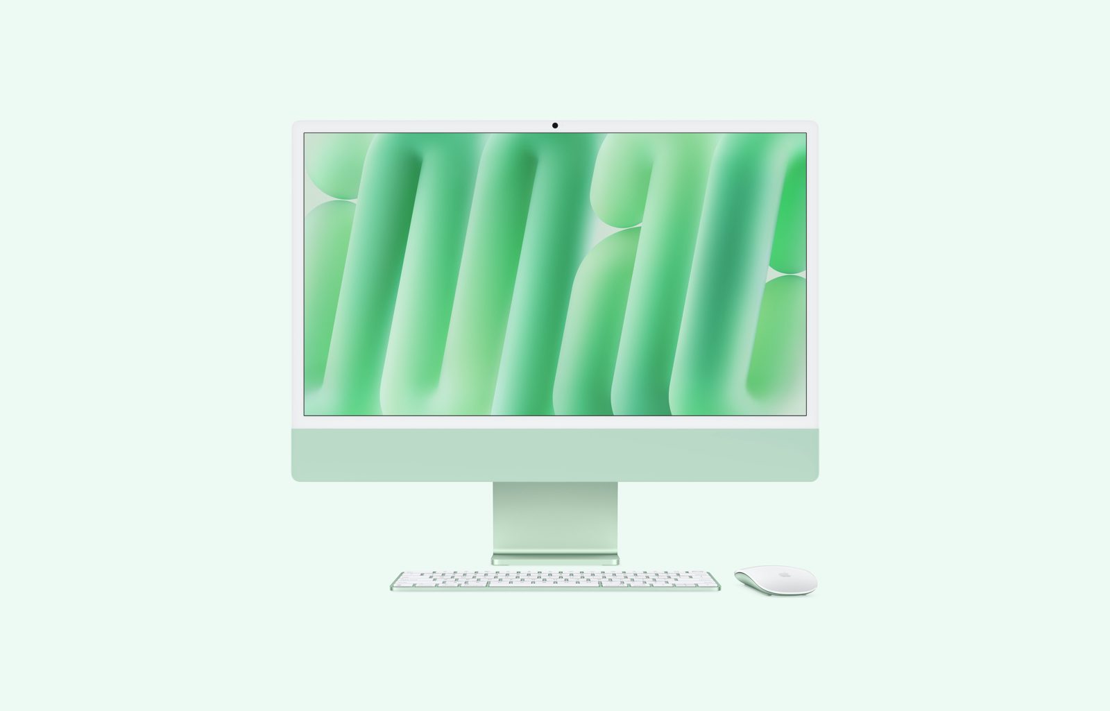 Apple iMac 24" (M4) 10C 256 GB, grön