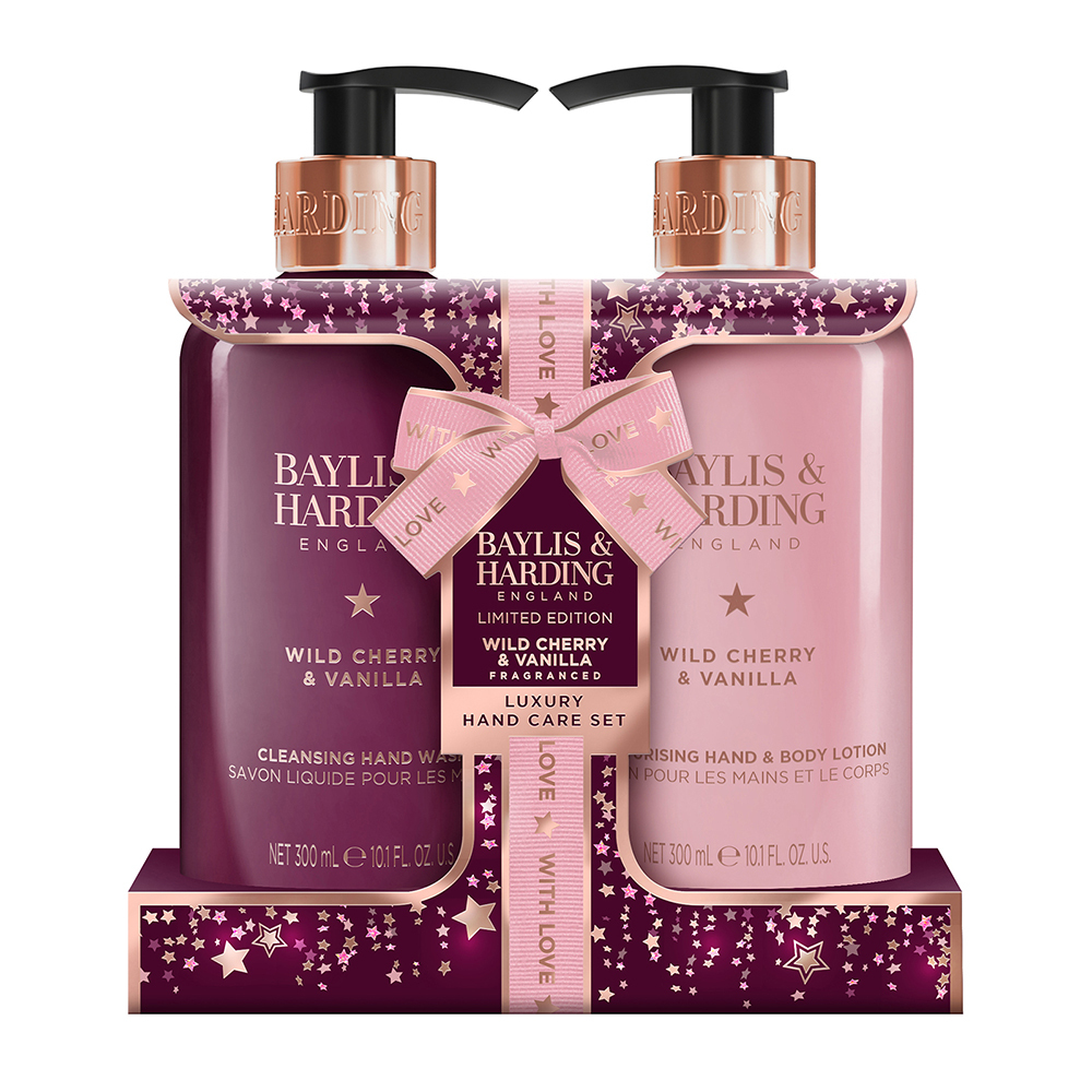 Baylis & Harding Wild Cherry & Vanilla Luxury Hand Care Gift Set