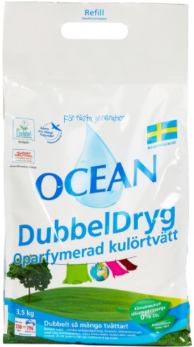 OCEAN DubbelDryg Kulörtvätt Sensitive 3,5 kg