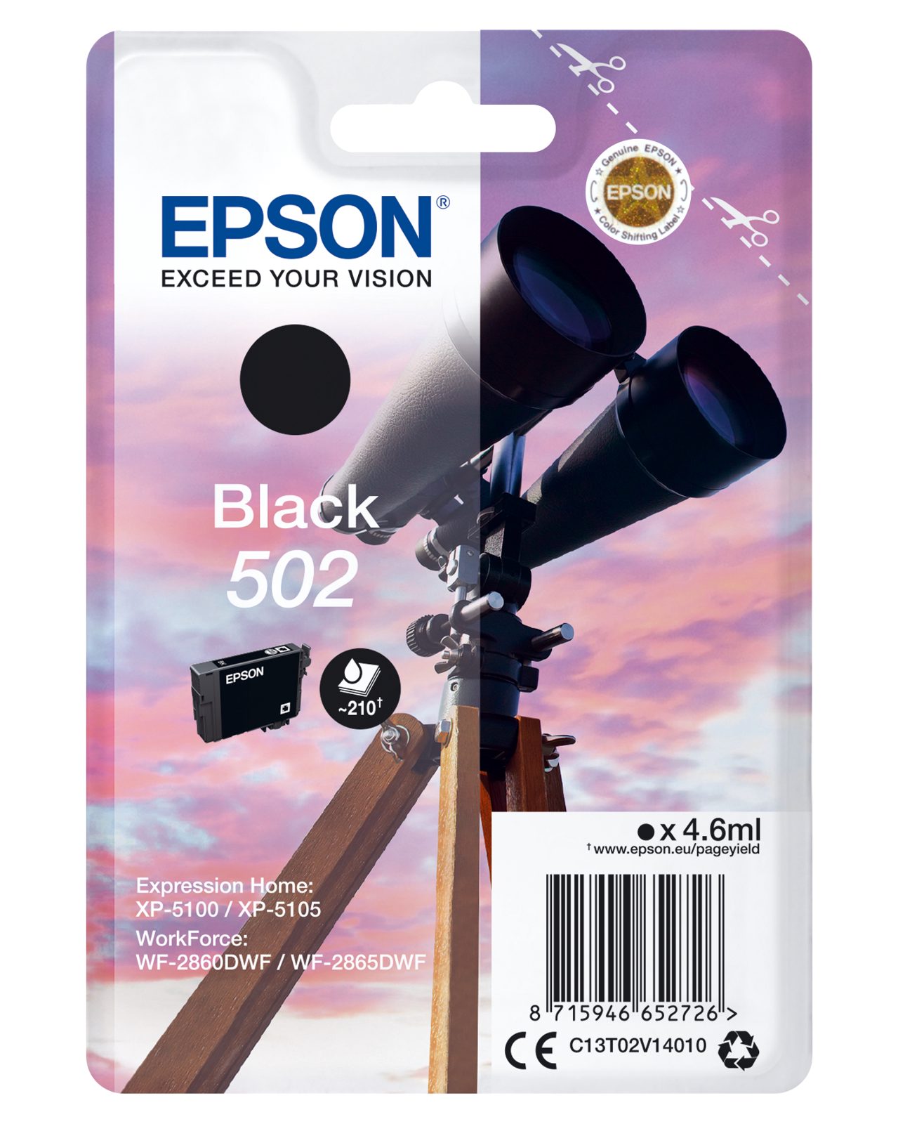 Epson Singlepack, black 502 bläckpatron, bild 4