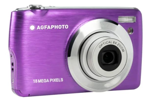 AgfaPhoto Realishot DC8200 kompaktkamera, 18 MP CMOS, 8x, lila