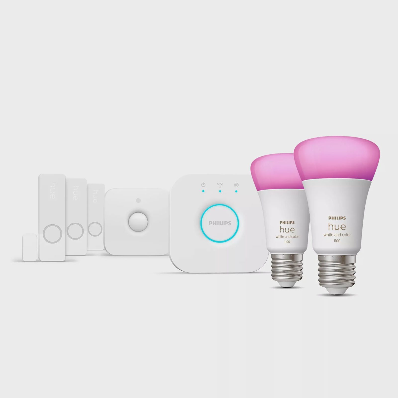 Philips Hue Secure startpaket med 2 X E27 wca-lampor, bild 4