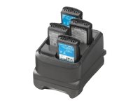 Zebra 4-slot battery charger - Batteriladdare - för Zebra MC3300 Premium, MC3300 Premium Plus, MC3300 Standard