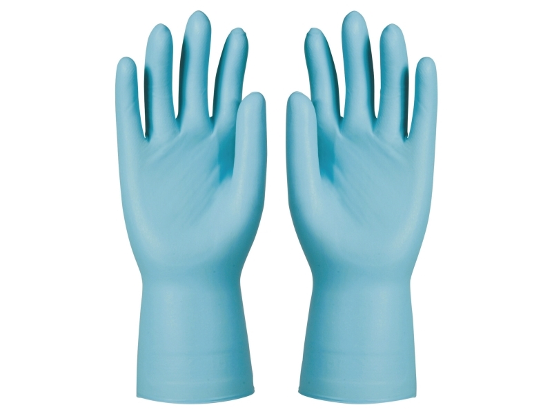 Handsker, Dermatril 743, nitril, str. 7, pakke a 50 stk., bild 3