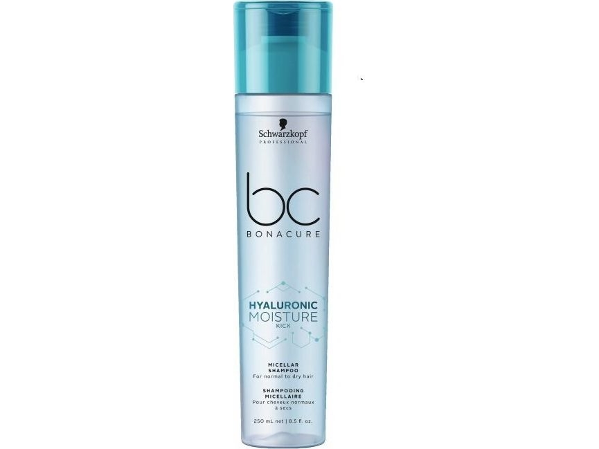 Schwarzkopf Professional Bc Moisture Kick Hydrating Shampoo For Normal And Dry, Brittle Or Curly Hair 250ml