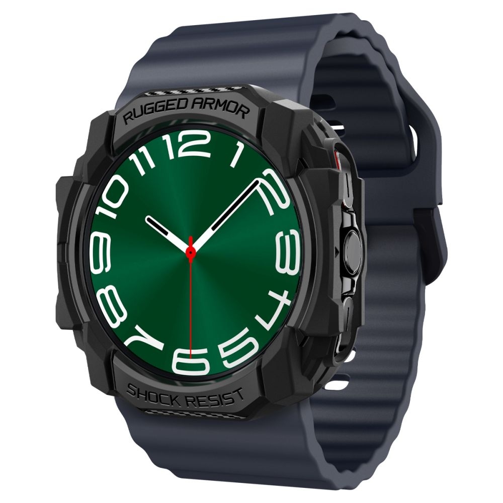 Spigen Rugged Armor-fodral för Samsung Galaxy Watch Ultra (47 mm) – matt svart, bild 2