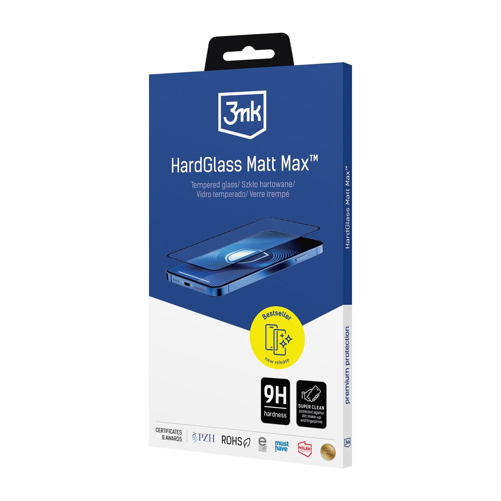 Härdat glas 3mk HardGlass Matt Max för iPhone 16 Pro Max, bild 4