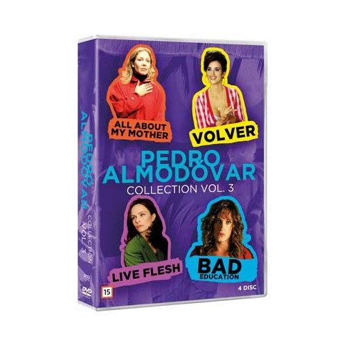 ALMODOVAR BOKS 3 - 4 DVD MOVIE BOX SET
