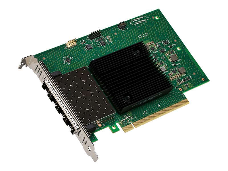 Intel Ethernet Network Adapter E810-XXVDA4, 4x25GbE QSFP28, PCIe 4.0 x16