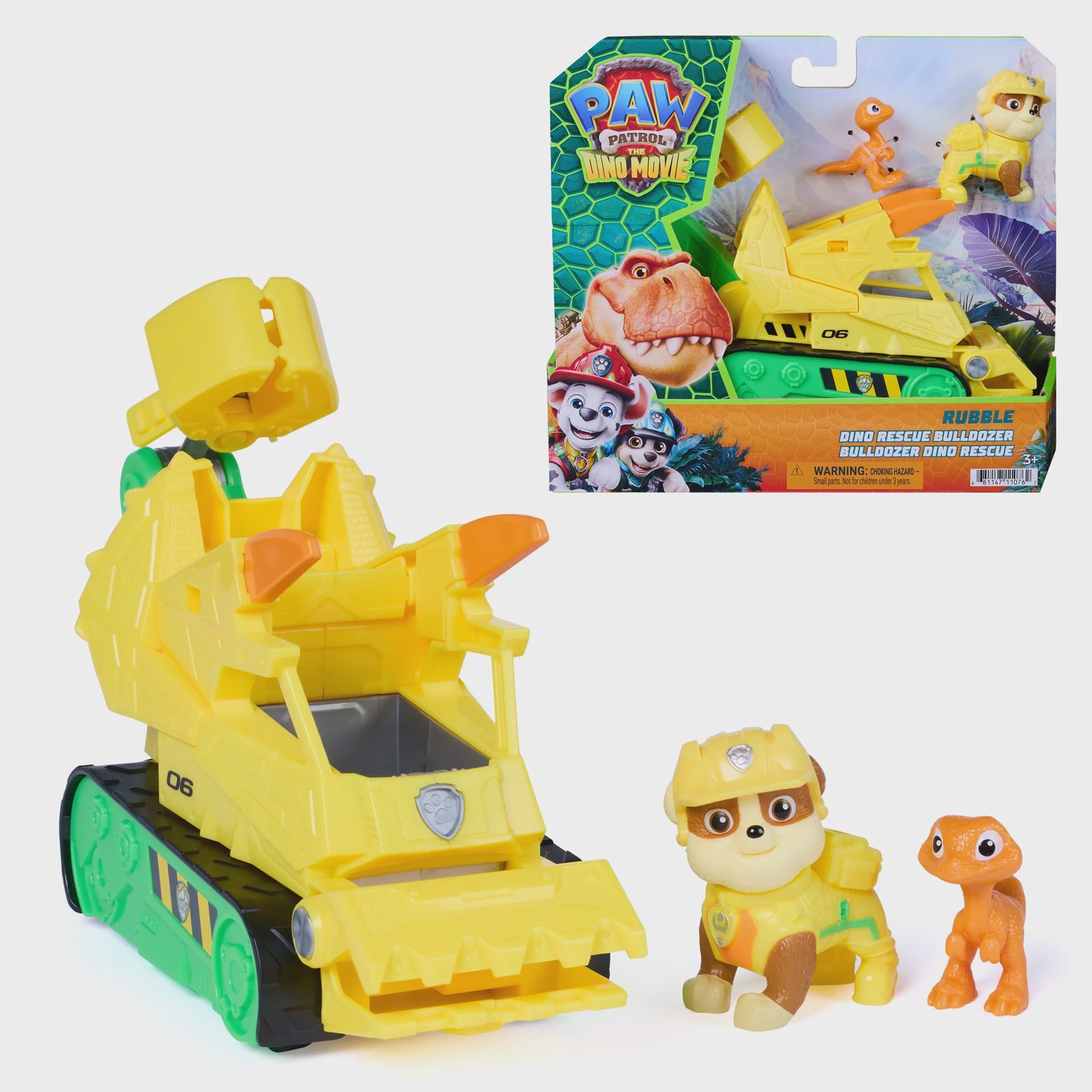 Paw Patrol - The Dino Movie - Rubble Dino Rescue Bulldozer, bild 5