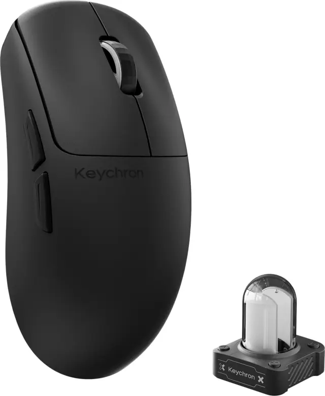 Keychron G6 HE 8K trådlös gamingmus (svart)