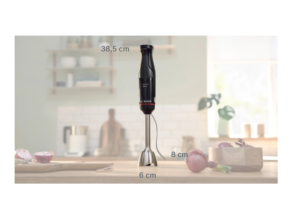 Bosch Serie 4 ErgoMaster MSM4B610 stavmixer 1000 W 0,6 L svart/antracit