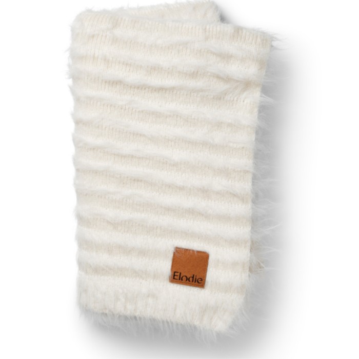 Elodie Details furry knit blanket, vanilla white