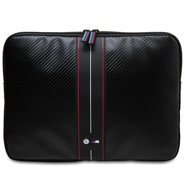 BMW Carbon & Red Stripe fodral för en 16" bärbar dator - svart