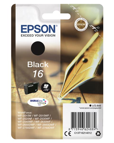 Epson, svart 16 Durabrite Ultra bläck, bild 3
