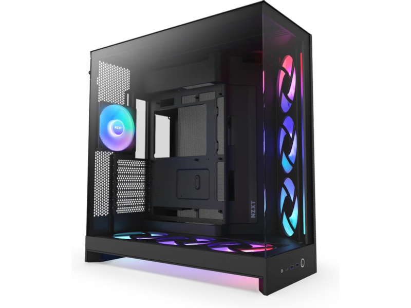 NZXT H9 Flow RGB+ 2025 Svart, bild 5