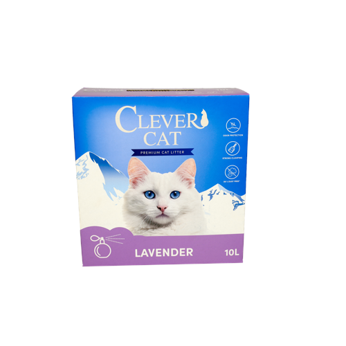 CleverCat - Premium Catlitter with lavender - 10L
