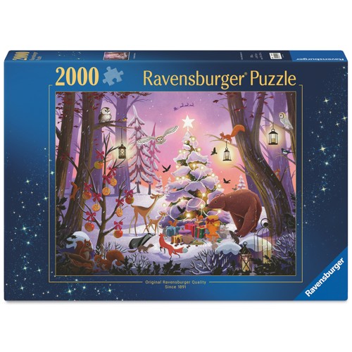 Ravensburger Pussel: A Woodland Christmas 2000 Bitar
