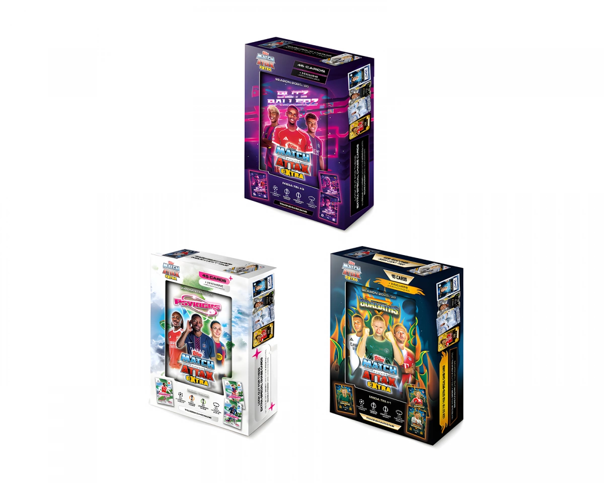 Topps Match Attax Champions League 25/26 Mega Tin Extra - Fotbollskort