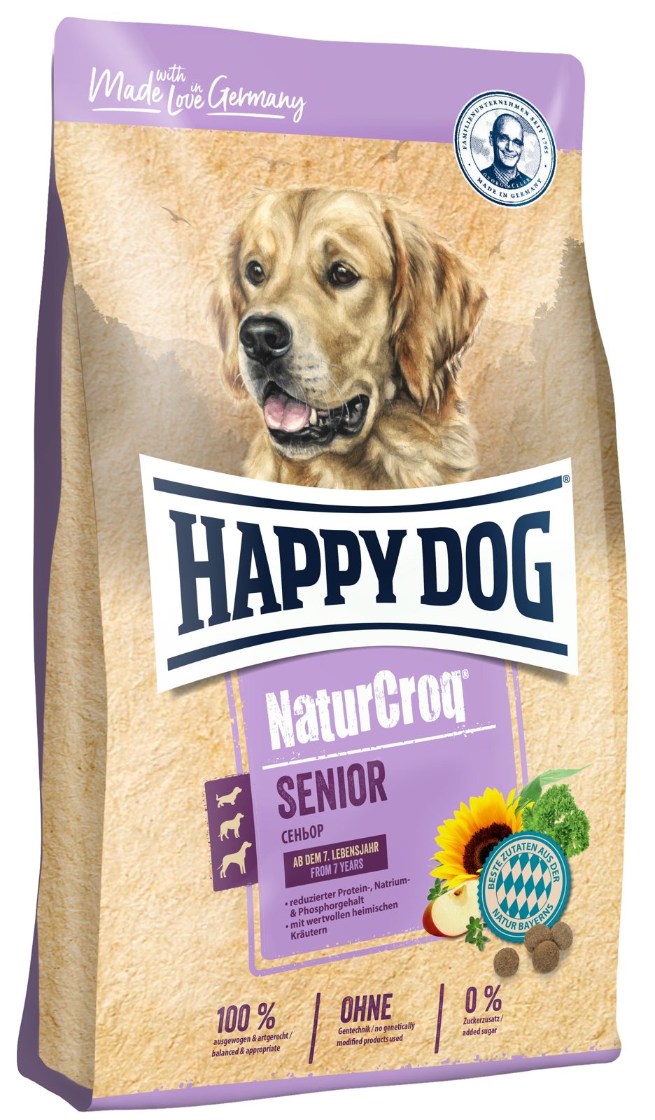 Happy Dog NaturCroq Senior, Vuxen, 15 kg