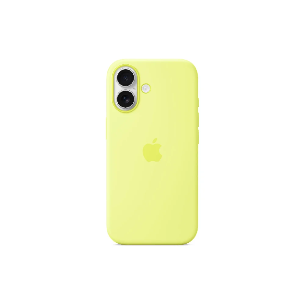 Apple iPhone 17 Silicone Skal MagSafe, neongul