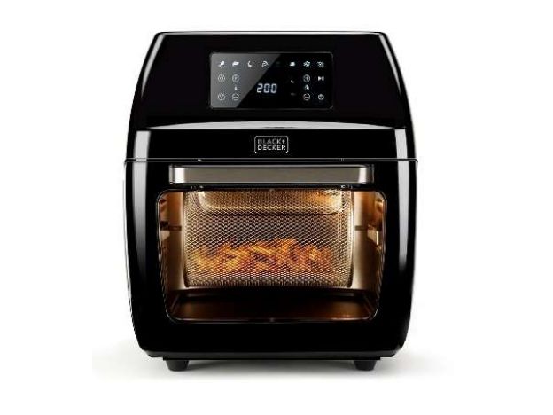 Black & Decker BXAFO1200E luftfritös 12 L 1700 W, sort